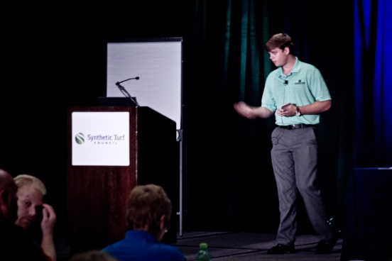 Synthetic Turf International STC Conference Whistle Stop Seminar Presenter Dakota Harp Synthetic Turf International STC Conference Whistle Stop Seminar Presenter Dakota Harp